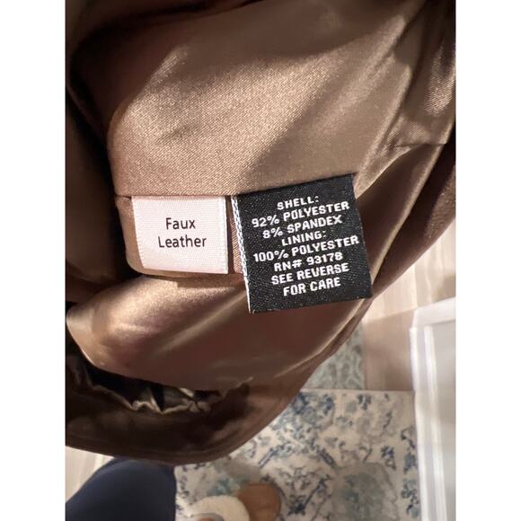 Premise Studio, Brown Faux‎ Leather/ Suede Moto Jacket, Size XL, 1160C - Picture 5 of 5